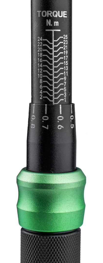 Klucz dynamometryczny 1/4" 1-25 Nm WUBER