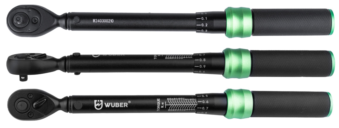 Klucz dynamometryczny 1/4" 1-25 Nm WUBER