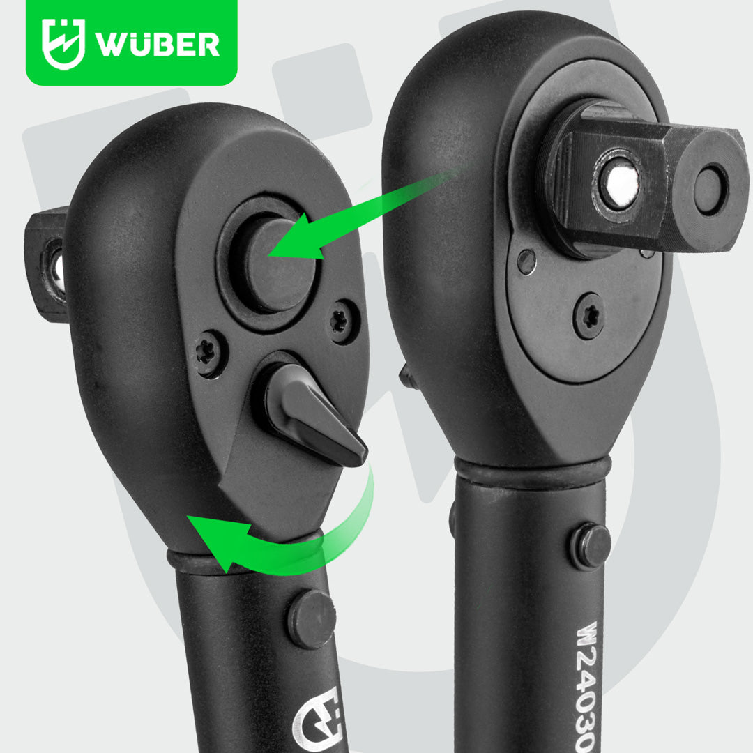 Klucz dynamometryczny 1/2" 10-60 Nm 72 zęby WUBER