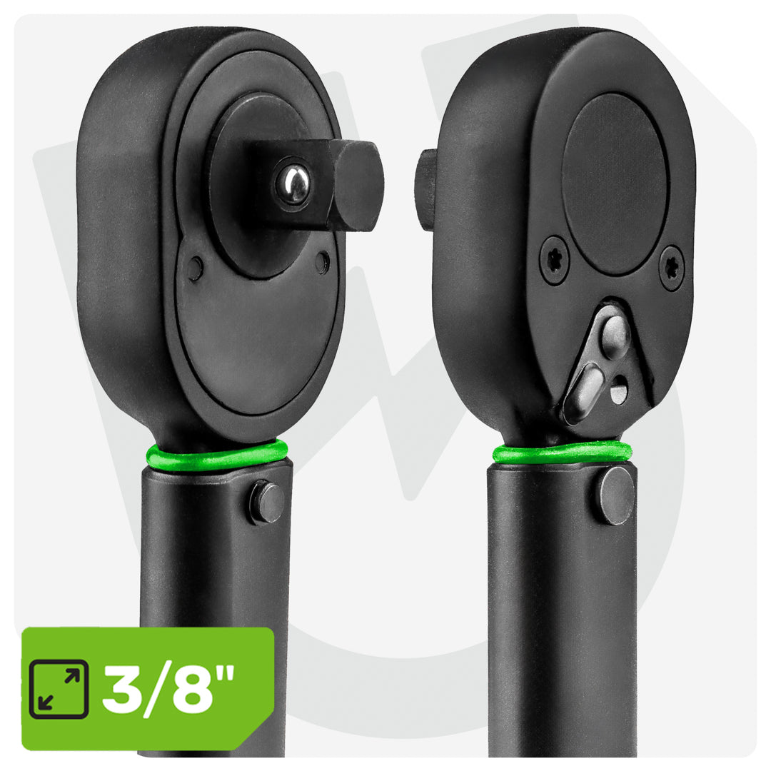 Klucz dynamometryczny 7-112 Nm z blokadą 3/8" +walizka WUBER