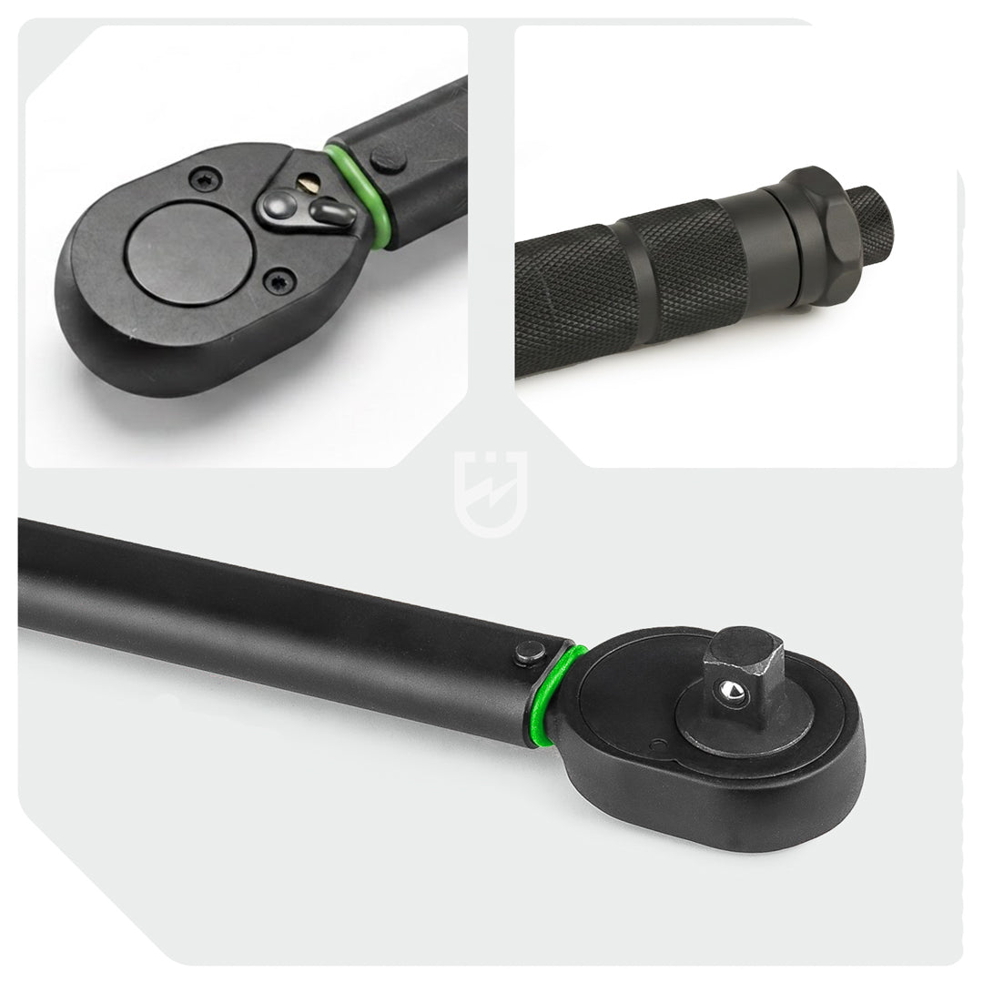 Klucz dynamometryczny 7-112 Nm z blokadą 3/8" +walizka WUBER