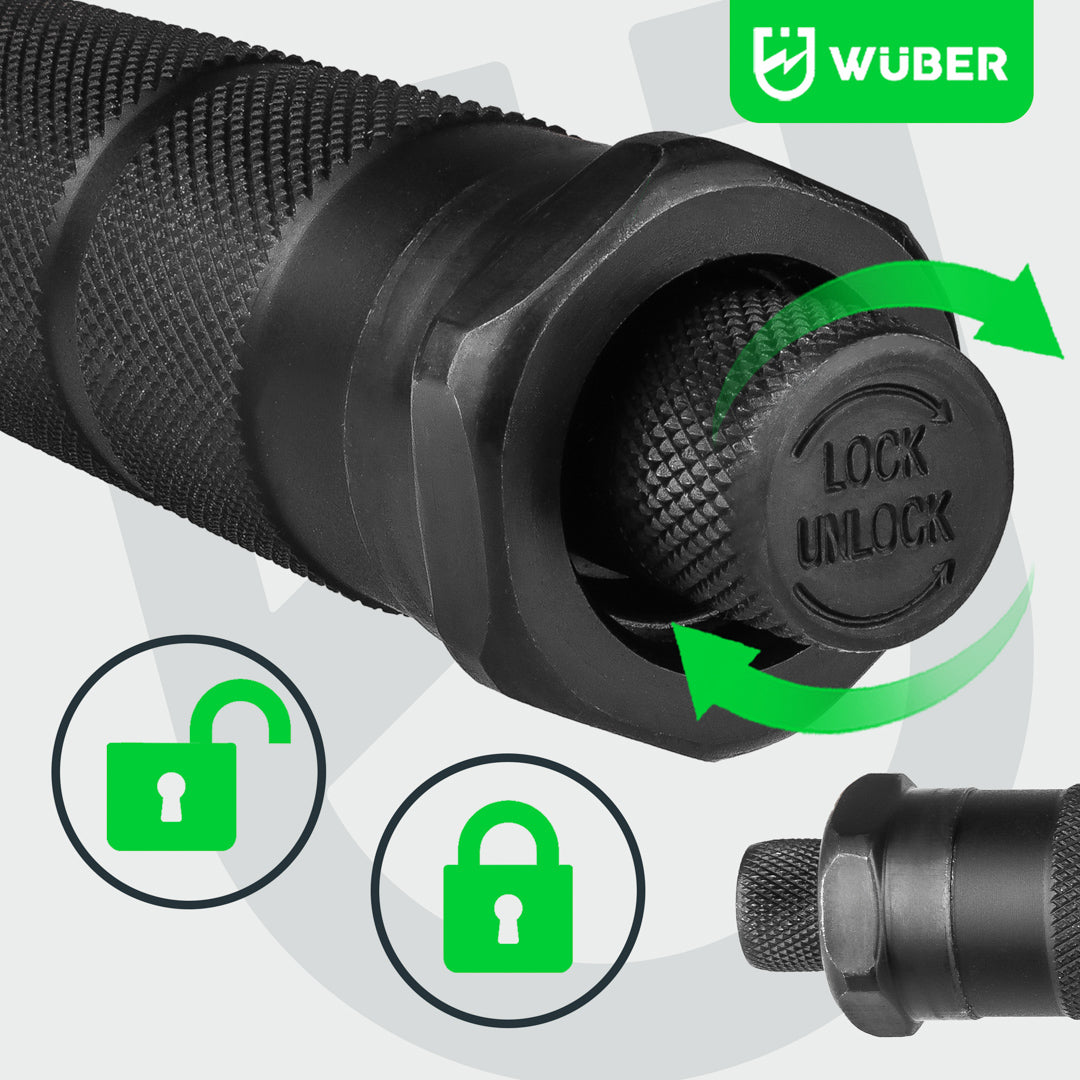 Klucz dynamometryczny 7-112 Nm z blokadą 3/8" +walizka WUBER