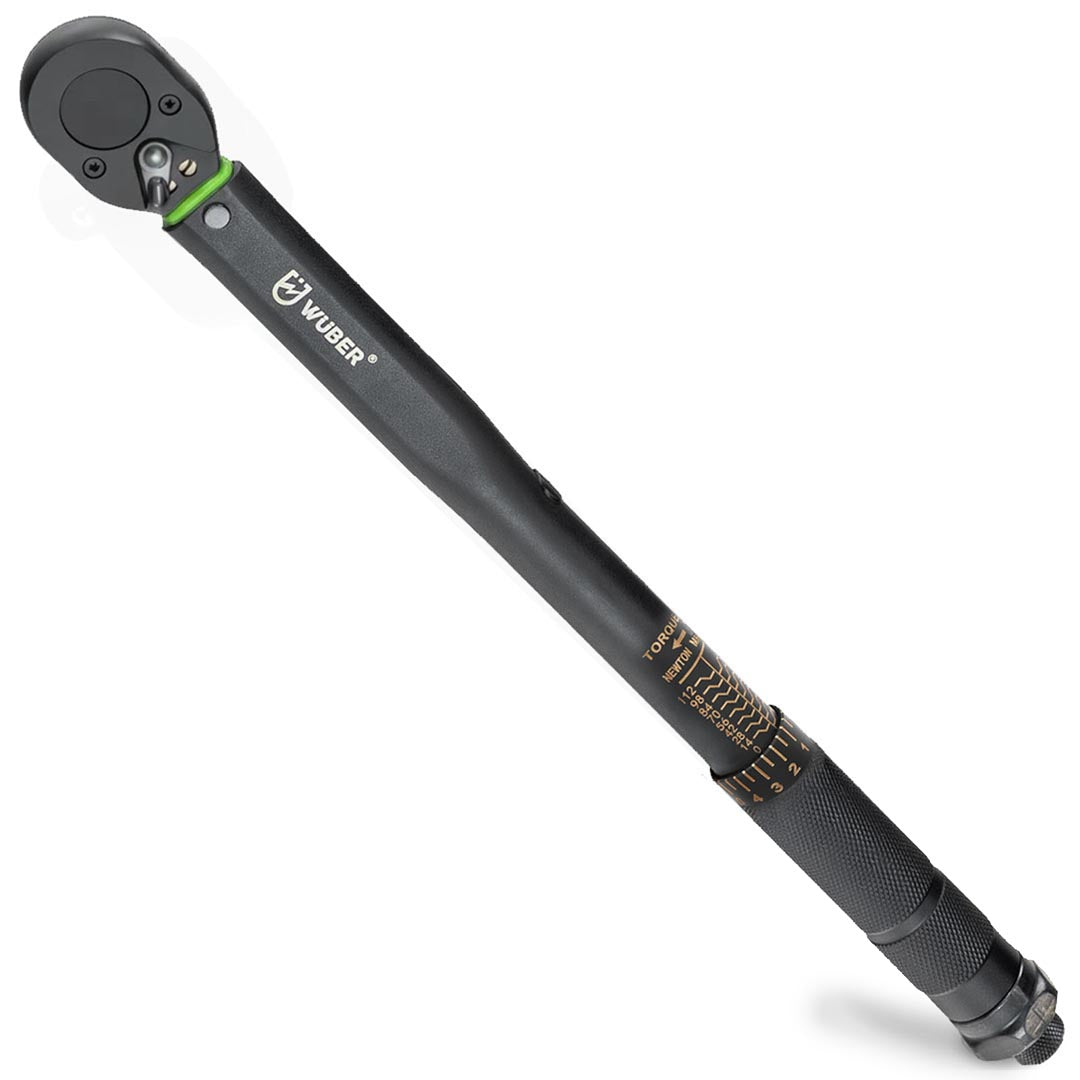 Klucz dynamometryczny 7-112 Nm z blokadą 3/8" +walizka WUBER