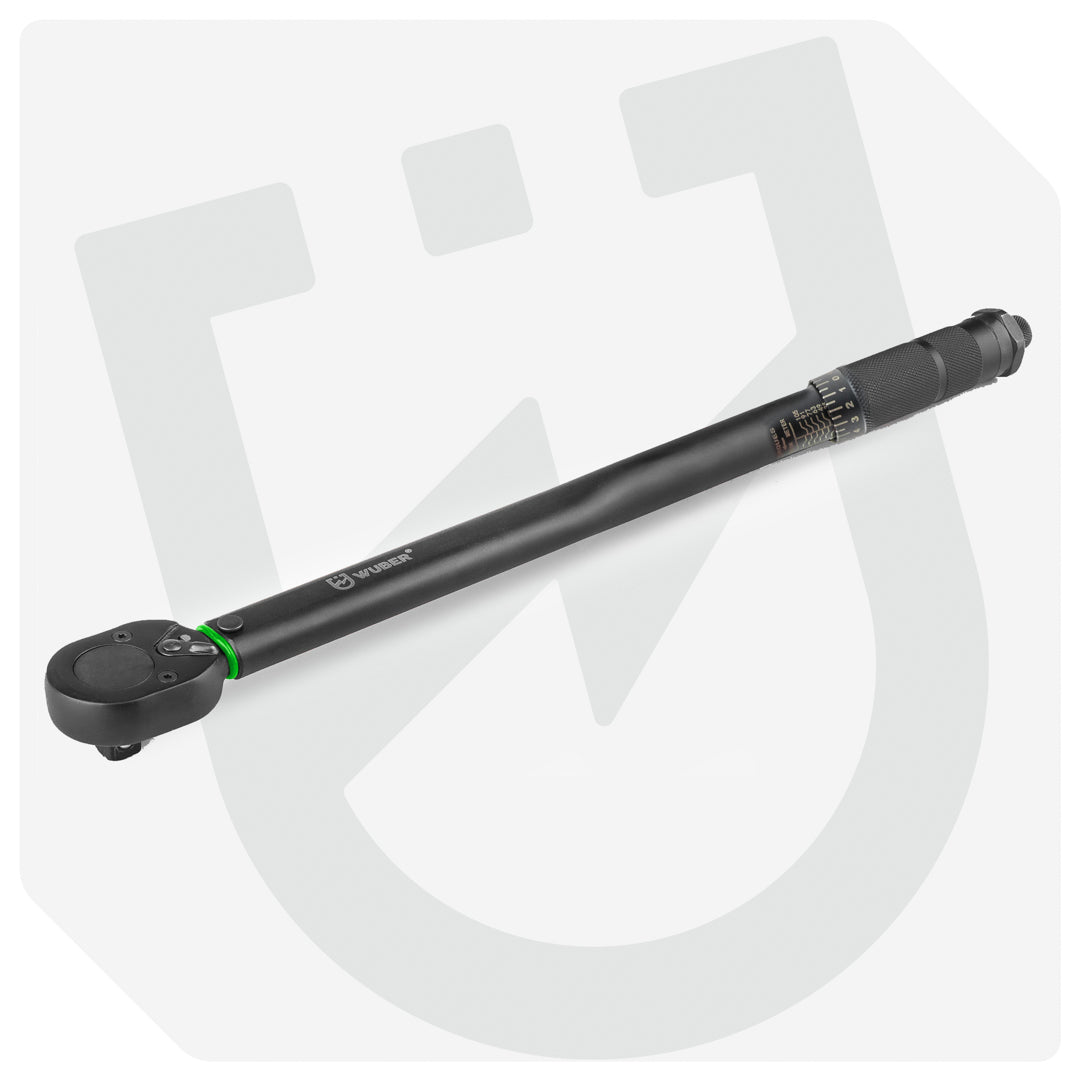 Klucz dynamometryczny 7-112 Nm z blokadą 3/8" +walizka WUBER