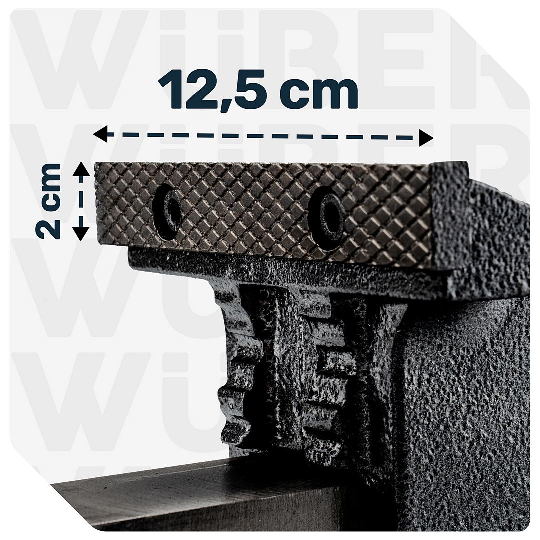 Imadło ślusarskie 5" 125 mm WUBER