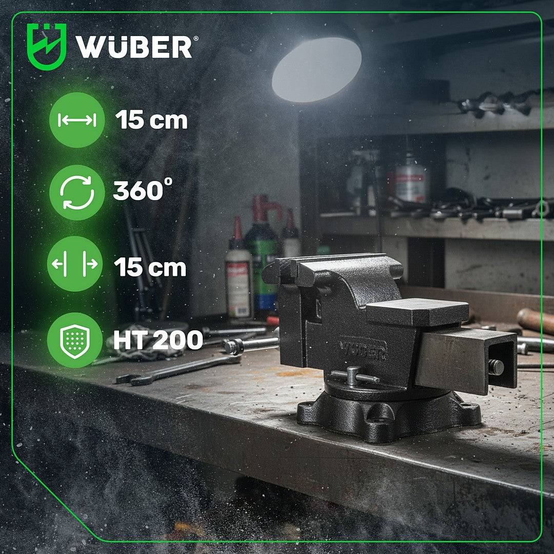 Imadło ślusarskie 6" 150 mm WUBER