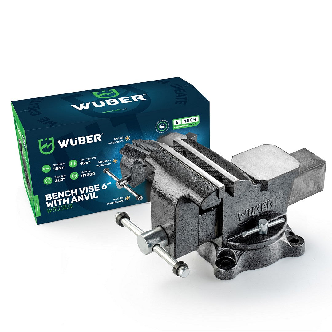 Imadło ślusarskie 6" 150 mm WUBER