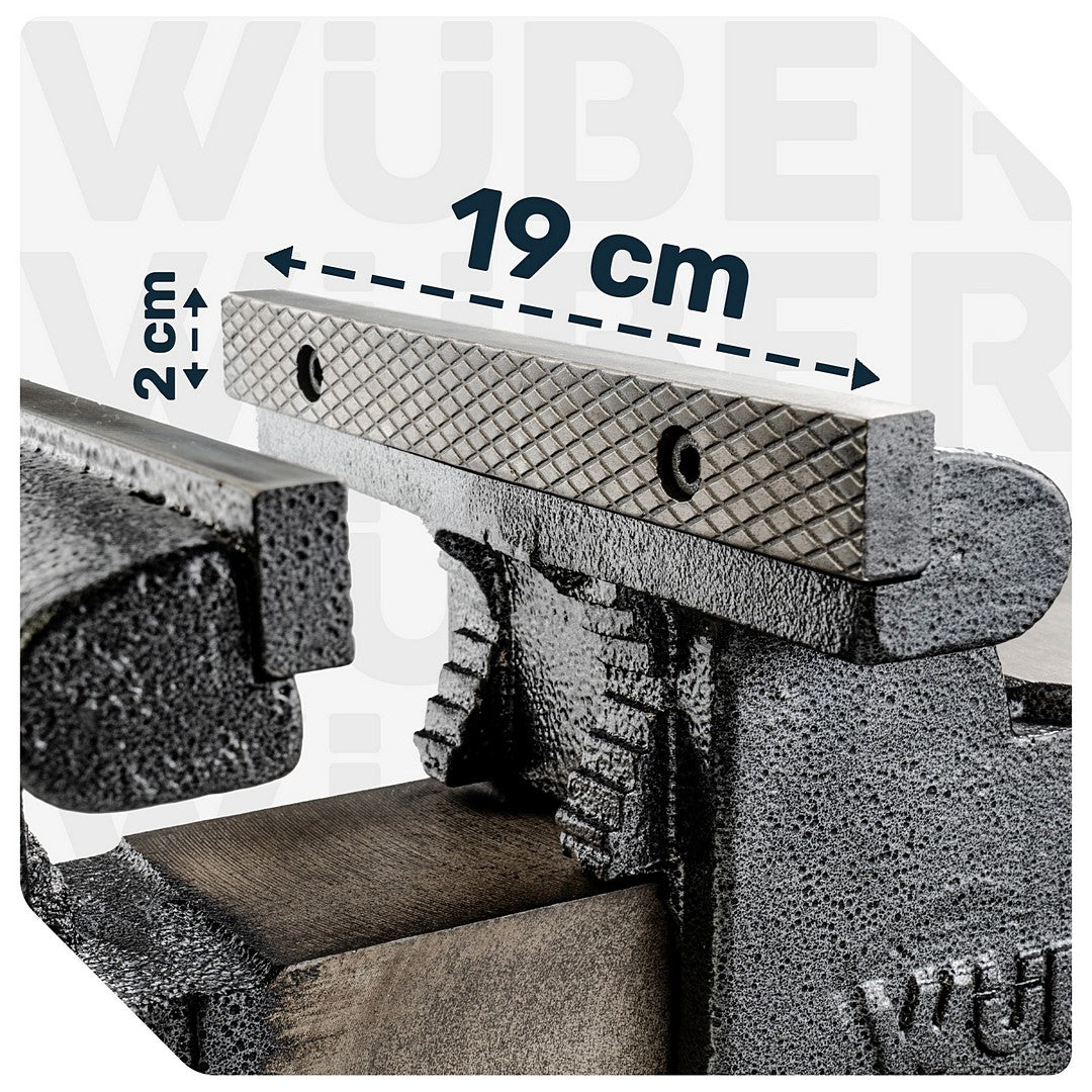 Imadło ślusarskie 8" 200 mm WUBER