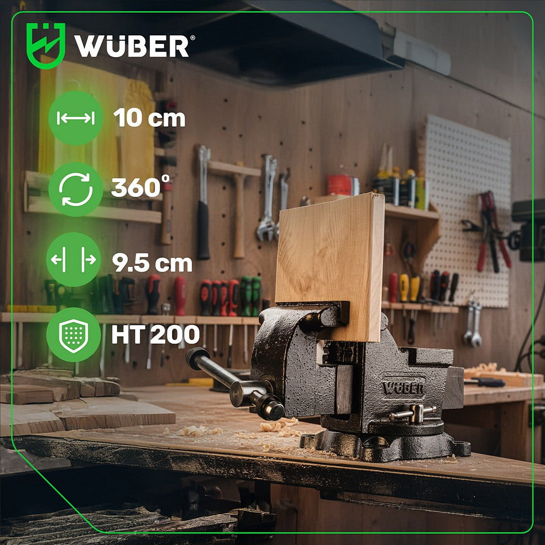 Imadło ślusarskie 4" 100 mm WUBER