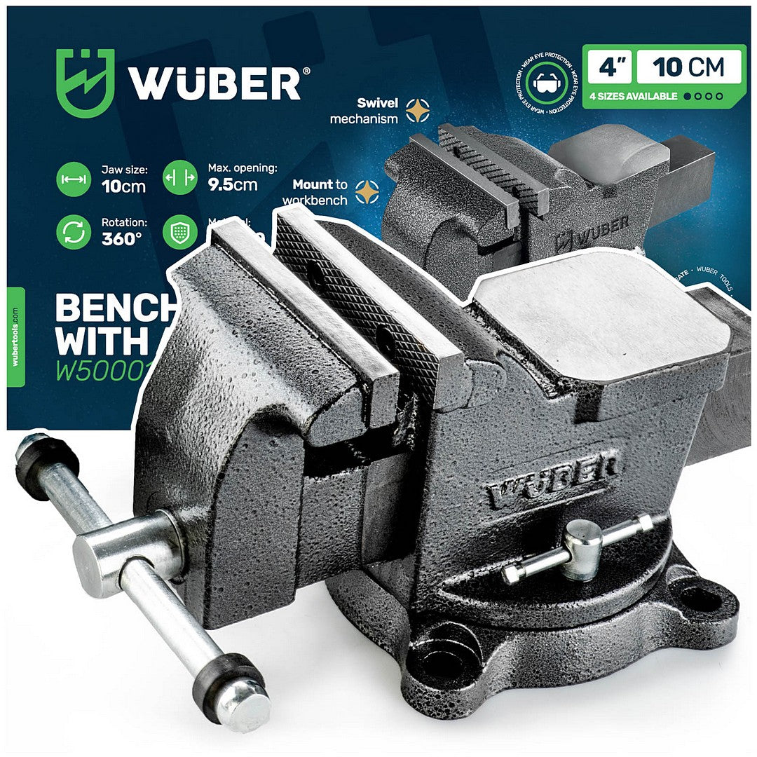 Imadło ślusarskie 4" 100 mm WUBER