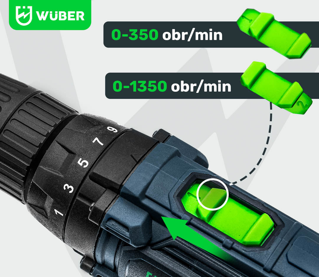 Wkrętarka akumulatorowa 18 V WUBER