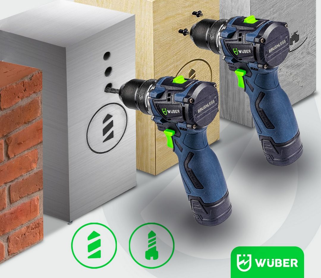 Wiertarko-wkrętarka akumulatorowa 16,8 V WUBER