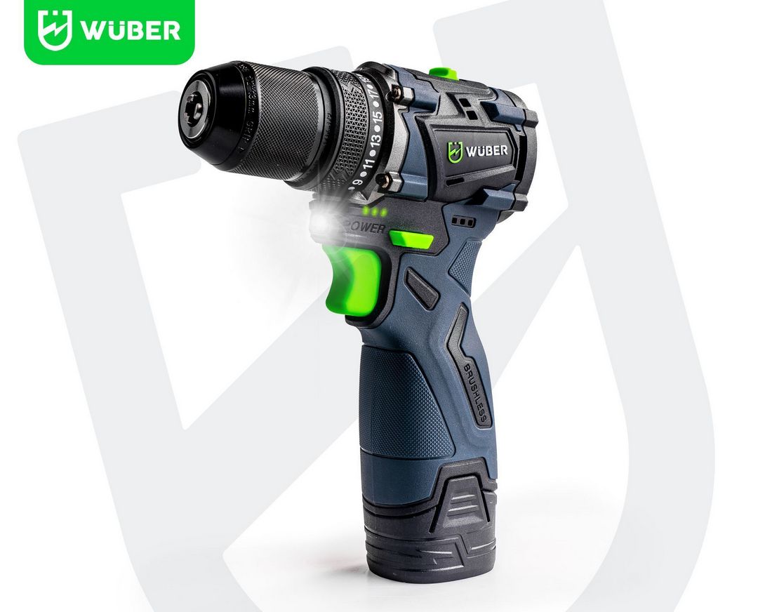 Wiertarko-wkrętarka akumulatorowa 16,8 V WUBER
