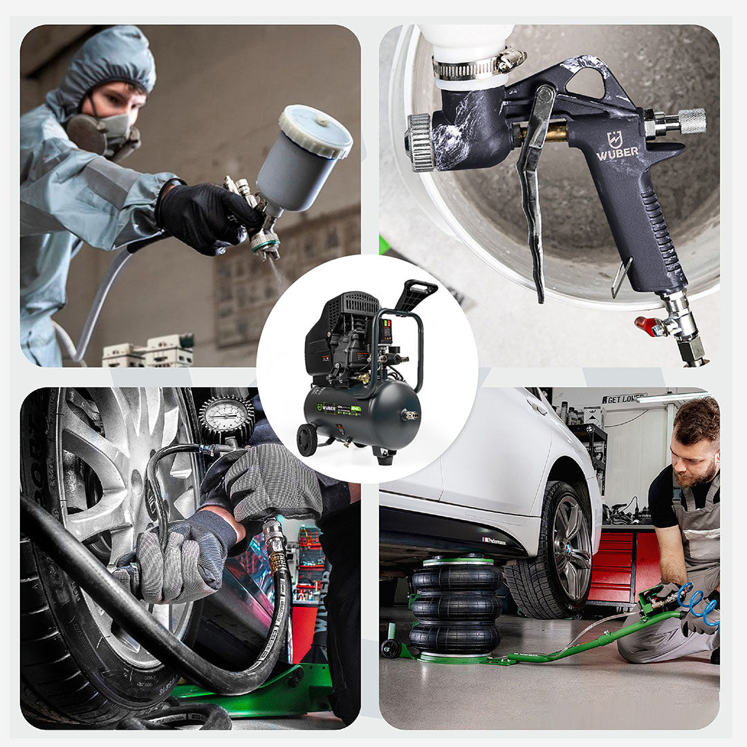 Kompresor olejowy 8 bar 24 l 1100 W WUBER