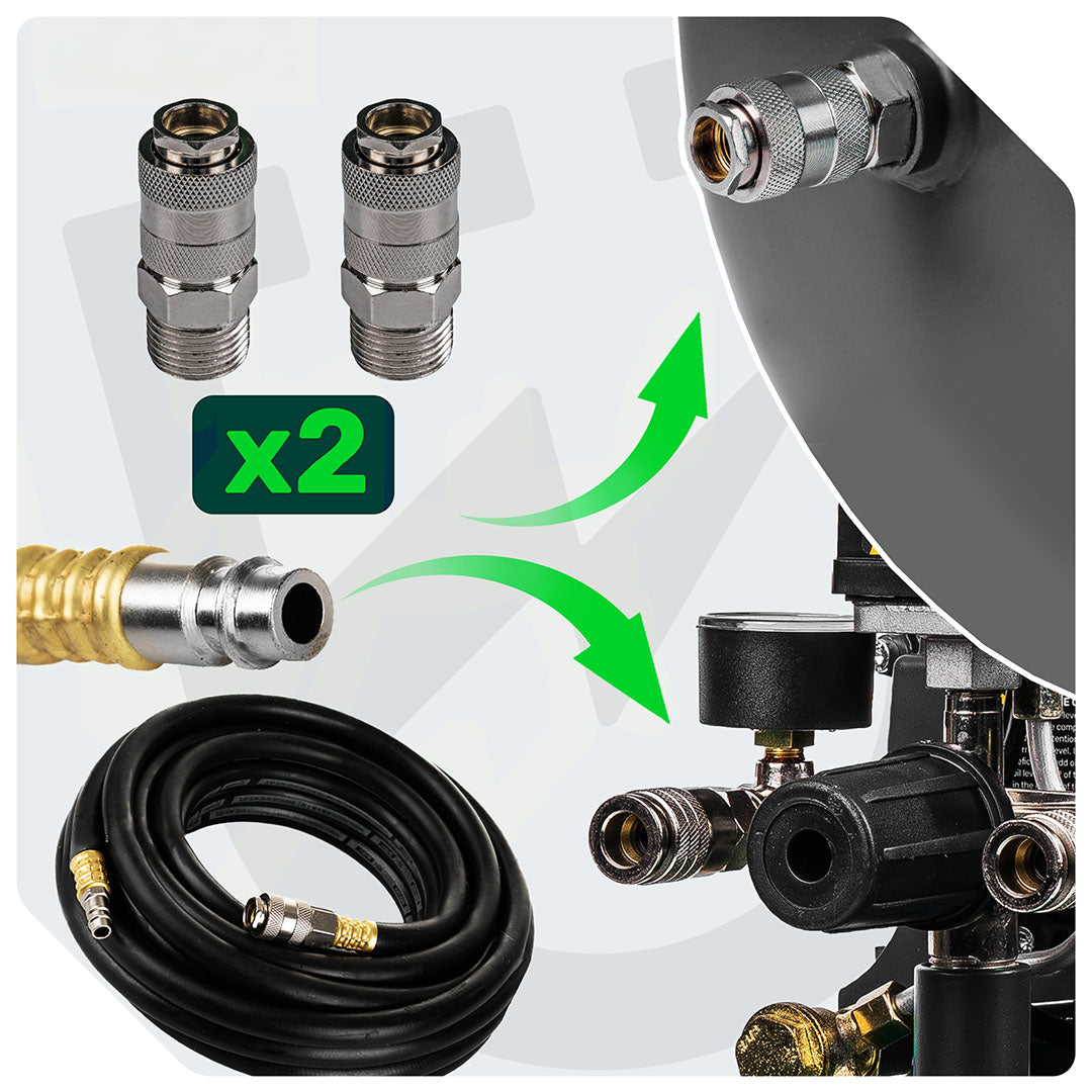 Kompresor olejowy 8 bar 24 l 1100 W WUBER