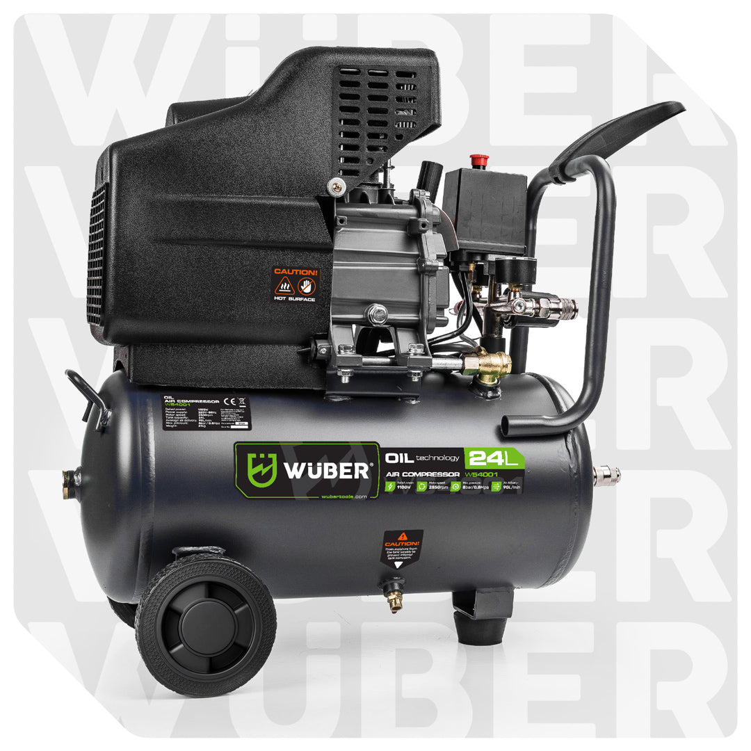 Kompresor olejowy 24 l 1100 W WUBER
