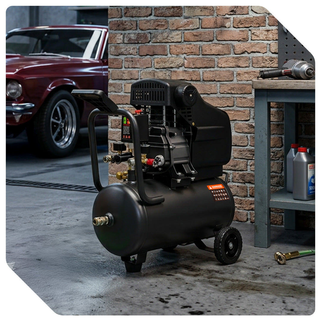 Kompresor olejowy 24 l 1100 W WUBER
