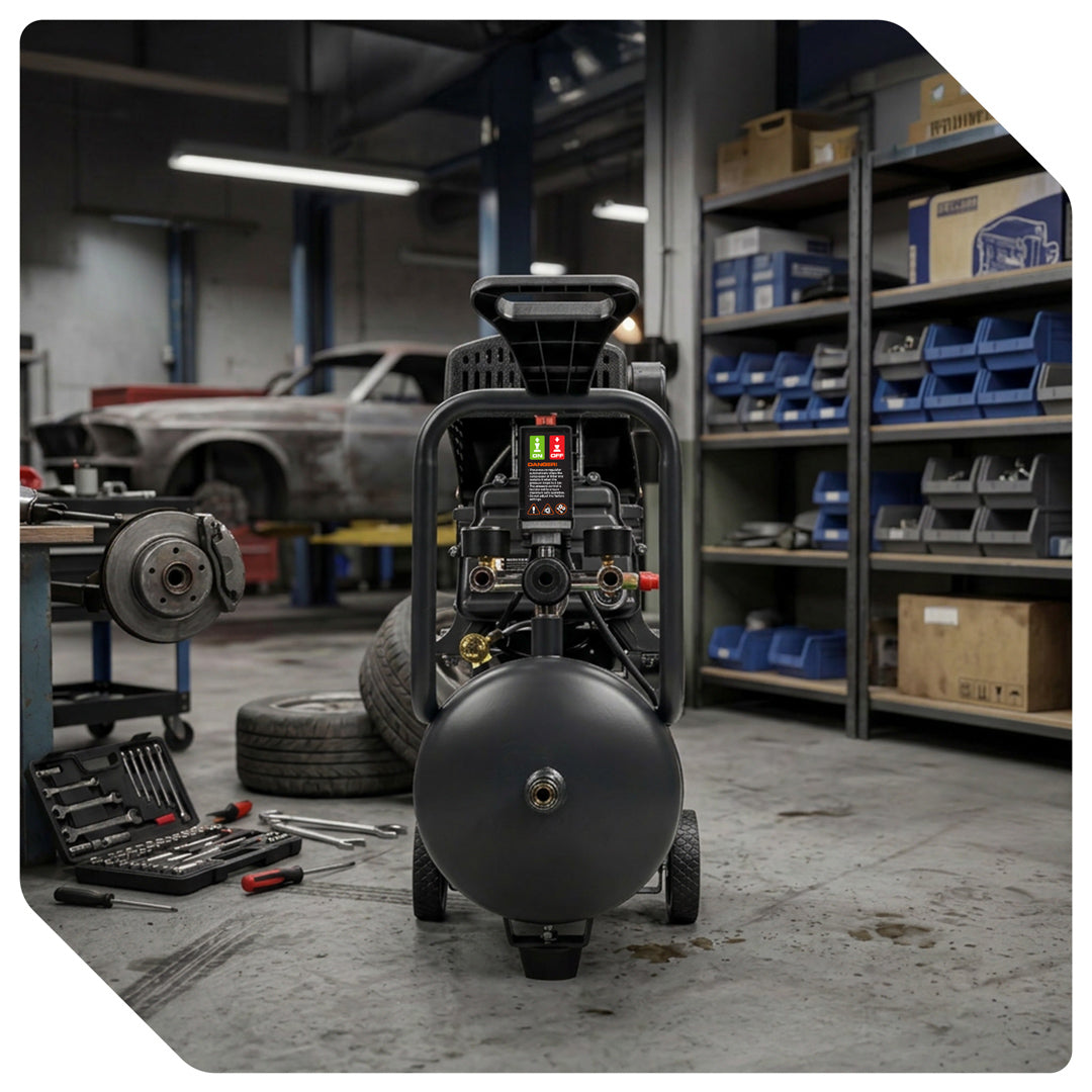 Kompresor olejowy 24 l 1100 W WUBER