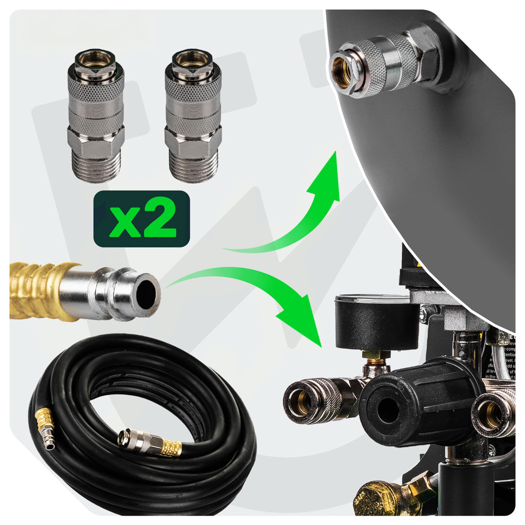 Kompresor olejowy 24 l 1100 W WUBER