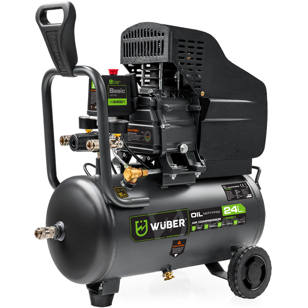Kompresor olejowy 8 bar 24 l 1100 W WUBER