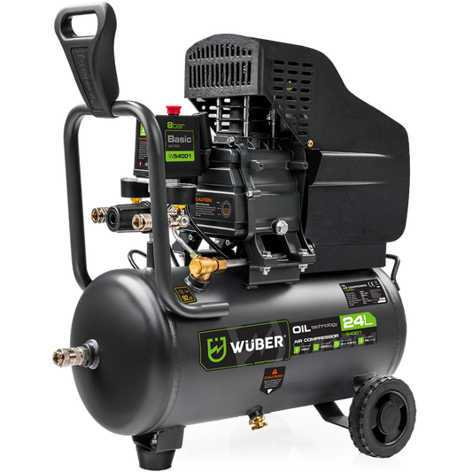 Kompresor olejowy 8 bar 24 l 1100 W WUBER