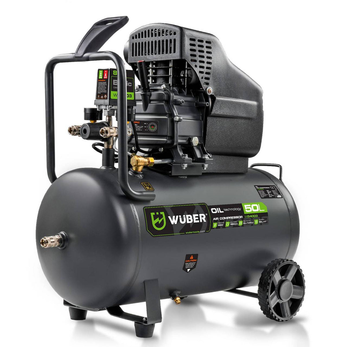 Kompresor olejowy 8 bar 50 l 1500 W WUBER