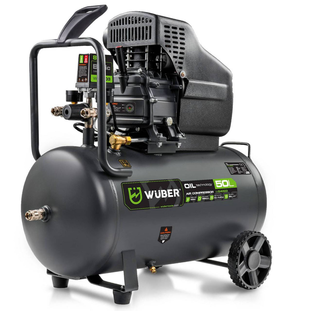 Kompresor olejowy 8 bar 50 l 1500 W WUBER