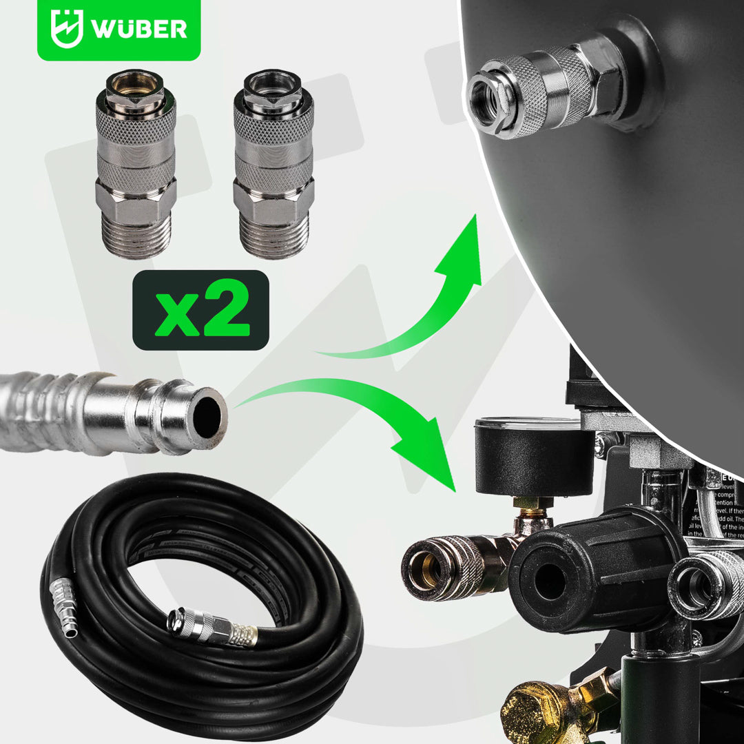 Kompresor olejowy 50 l 1500 W WUBER