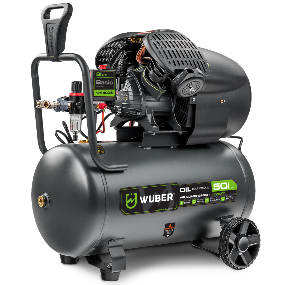 Kompresor olejowy 8 bar 50 l 2000 W WUBER