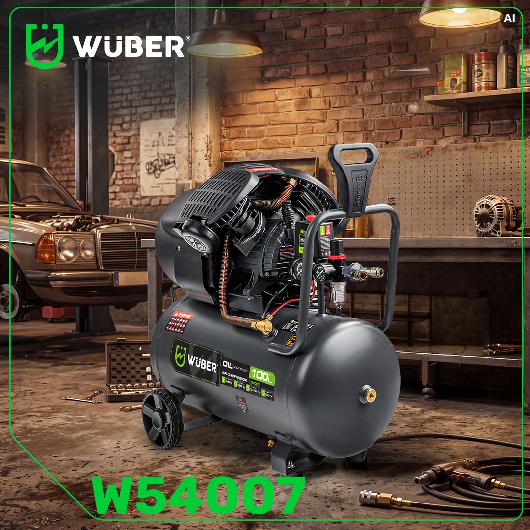 Kompresor olejowy 8 bar 100 l 2000 W WUBER