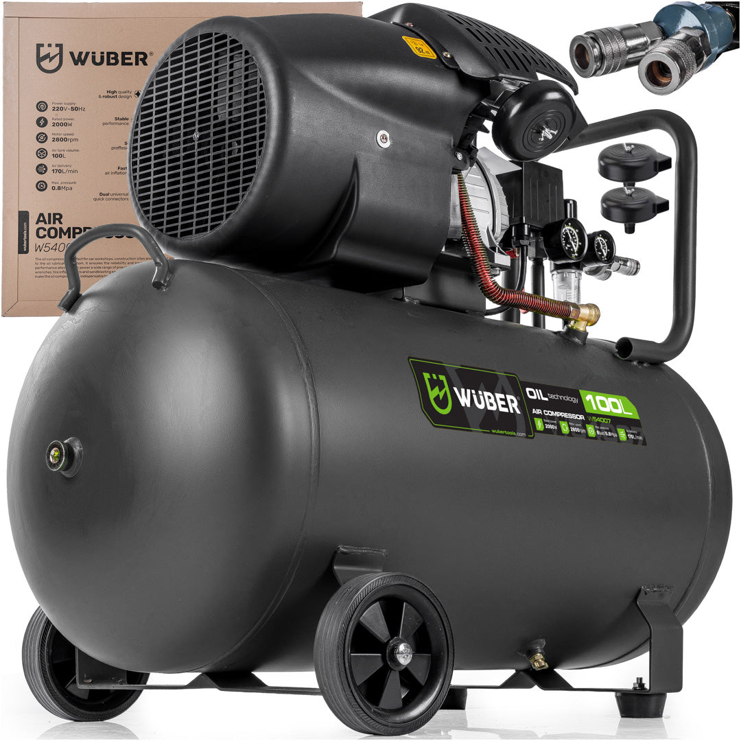 Kompresor olejowy 100 l 2000 W WUBER