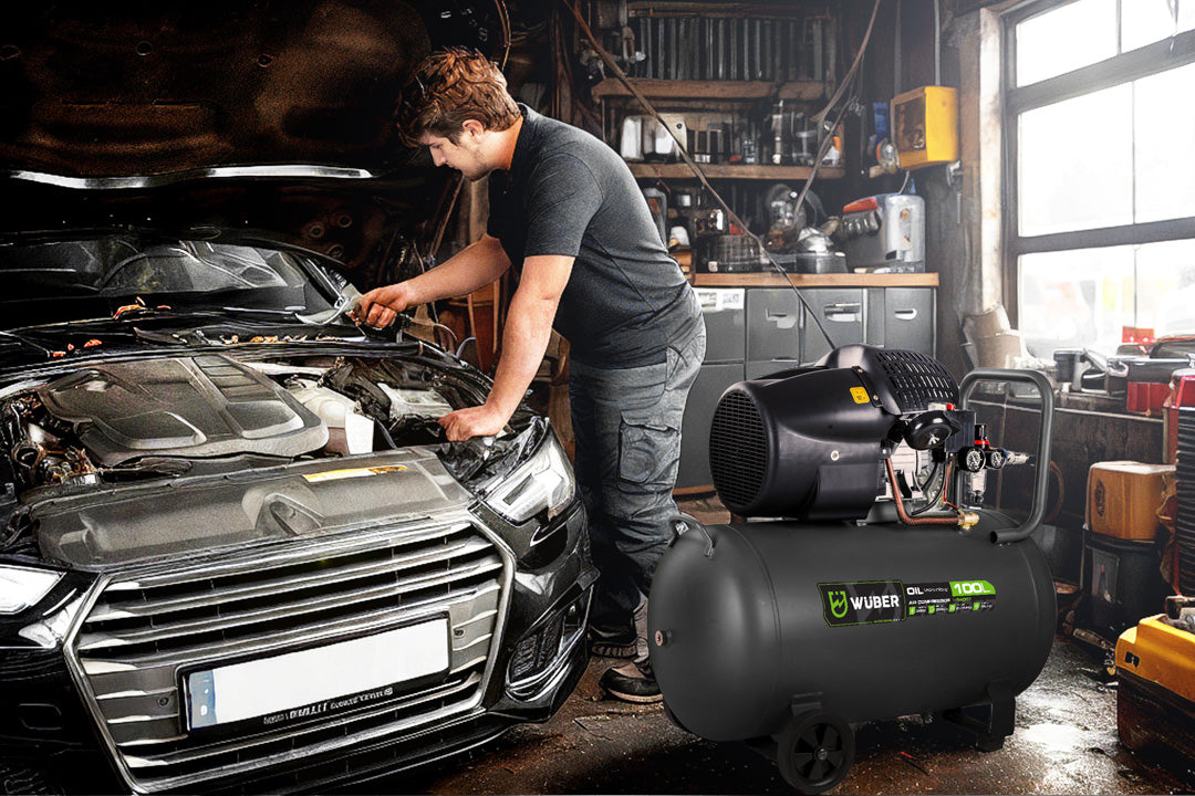 Kompresor olejowy 100 l 2000 W WUBER
