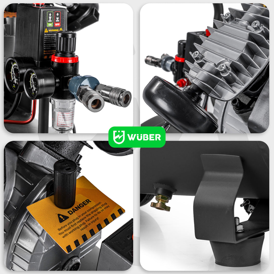 Kompresor olejowy 100 l 2000 W WUBER