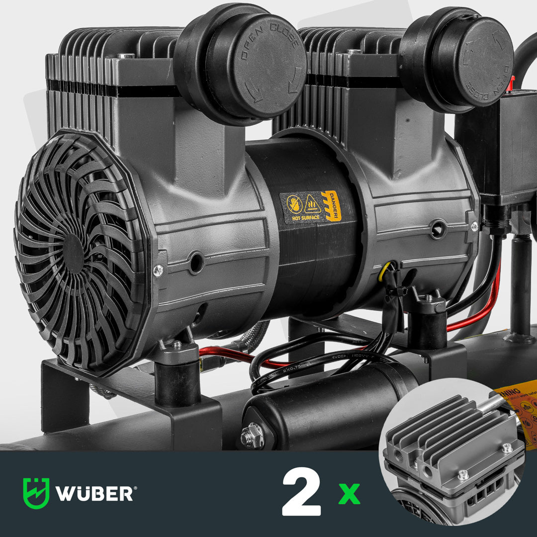 Kompresor bezolejowy 50 l 1500 W WUBER