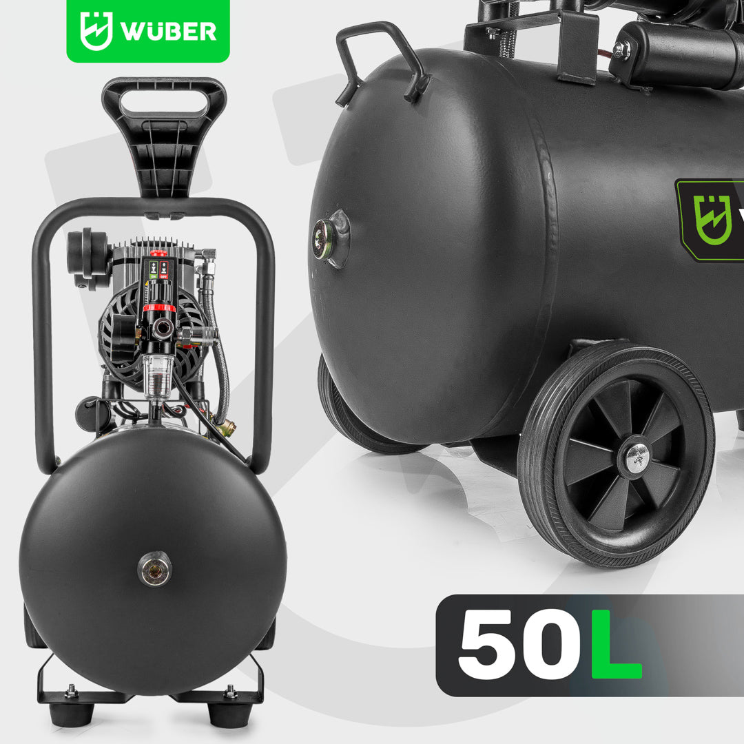 Kompresor bezolejowy 50 l 1500 W WUBER