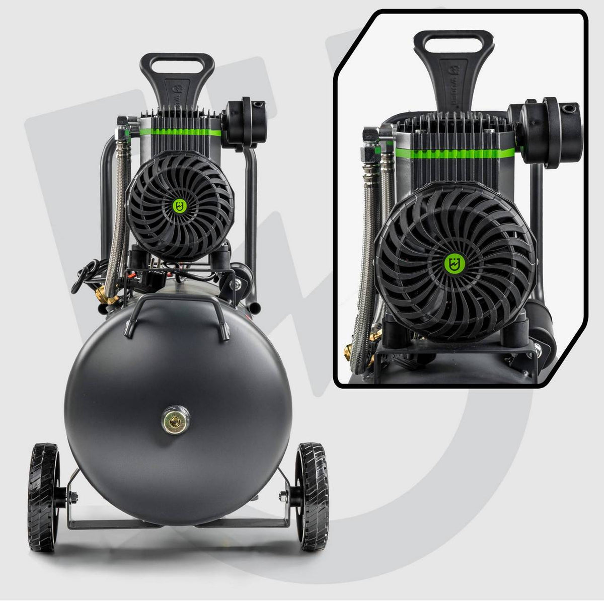 Kompresor bezolejowy 8 bar 50 l 1500 W WUBER
