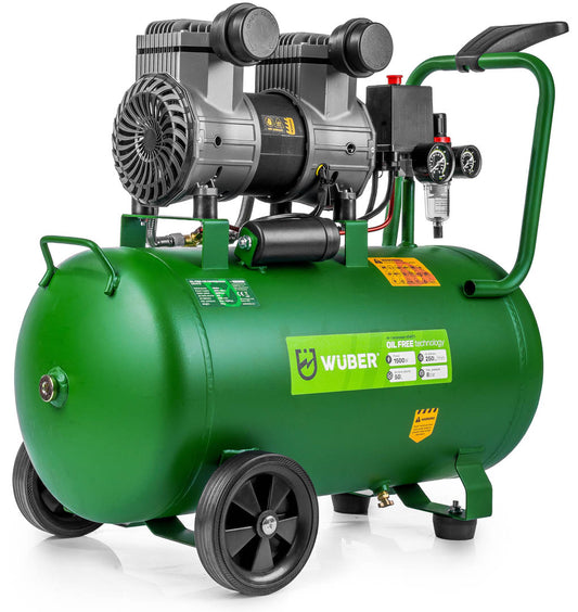 Kompresor bezolejowy 50 l 1500 W WUBER