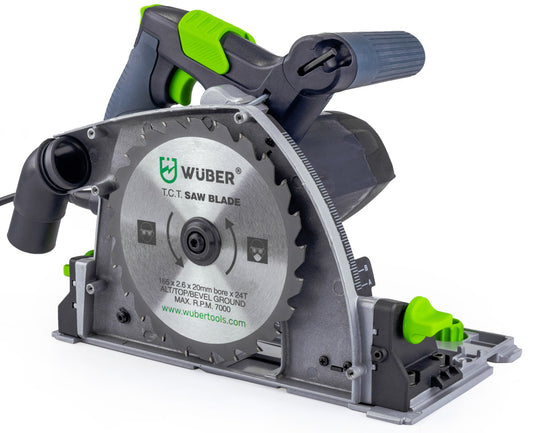 Pilarko-zagłębiarka do drewna 2400 W +2 szyny WUBER