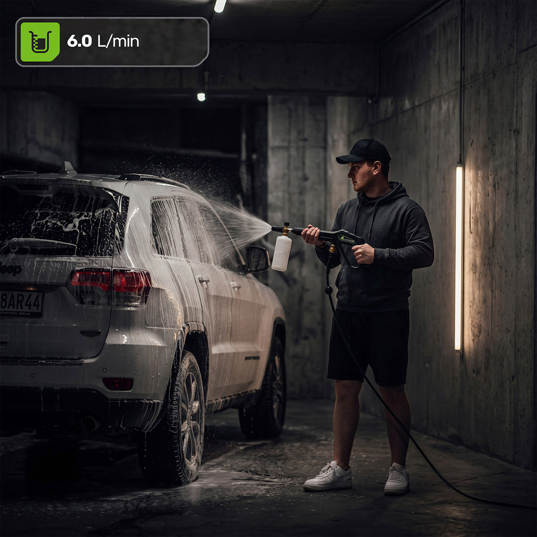 Myjka ciśnieniowa ścienna 2200 W 150 bar WUBER
