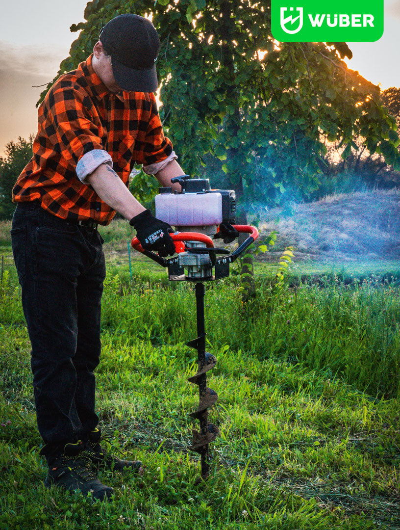 Silnik do wiertnicy spalinowej 5,2 KM +przedłużka WUBER
