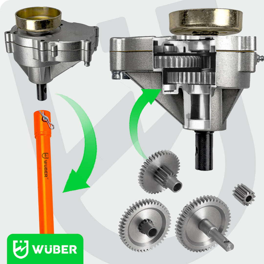 Silnik do wiertnicy spalinowej 5,2 KM +przedłużka WUBER