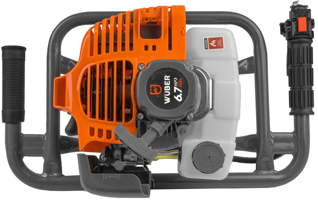 Spalinowa wiertnica glebowa 6,7 KM +3 wiertła i przedłużka WUBER