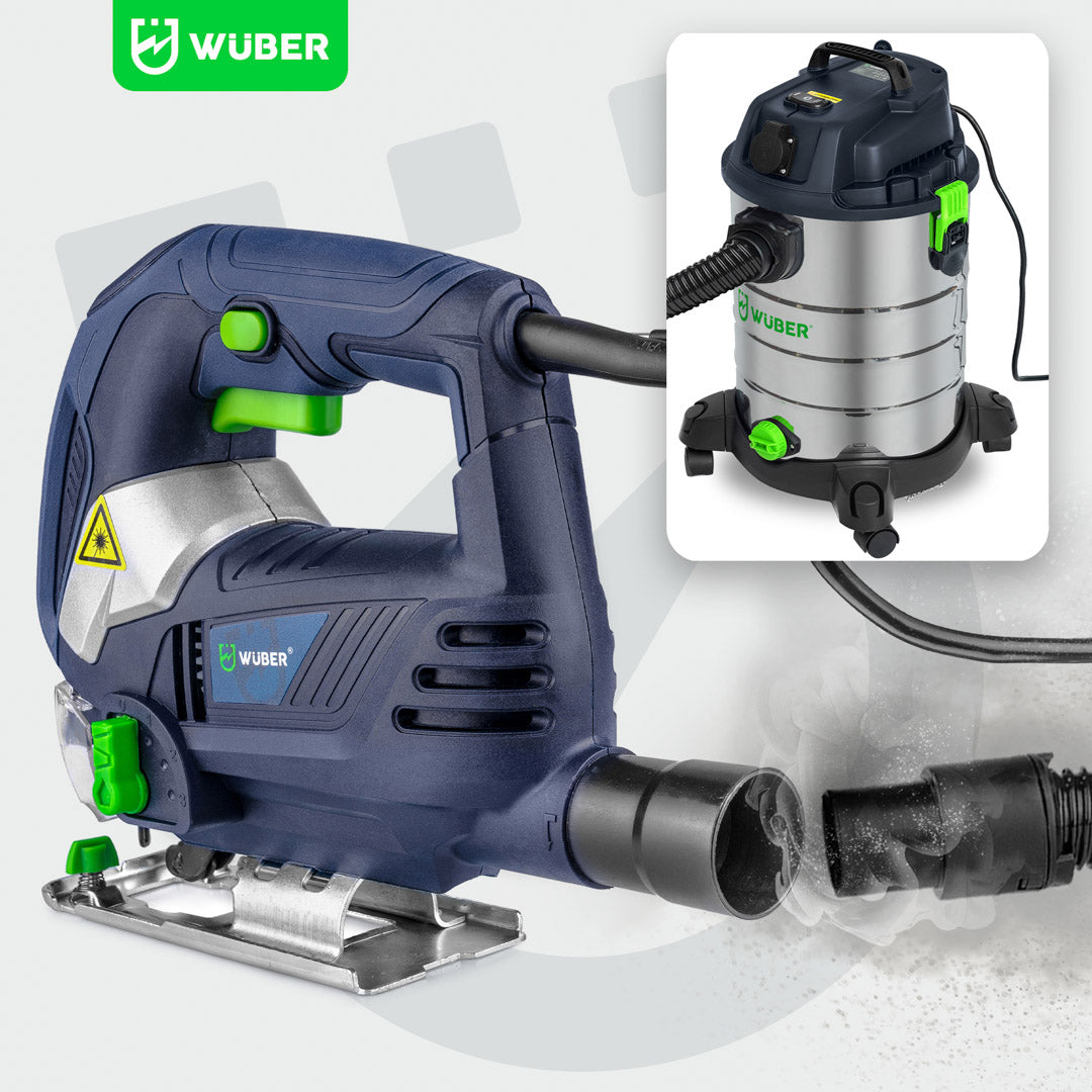 Wyrzynarka do drewna z laserem 1200 W WUBER