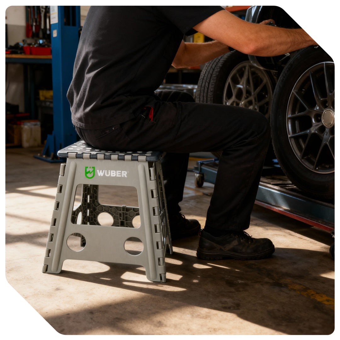 Taboret warsztatowy 150 kg 39 cm WUBER