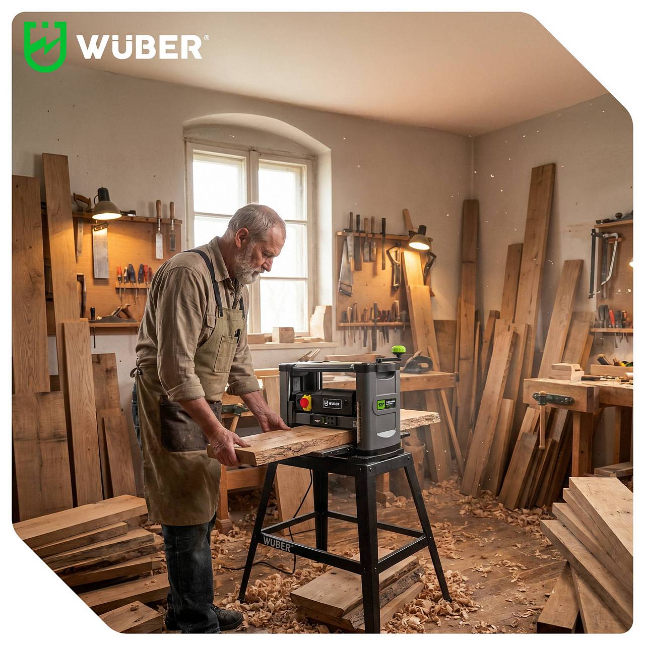 Grubościówka strugarka heblarka 330 mm WUBER