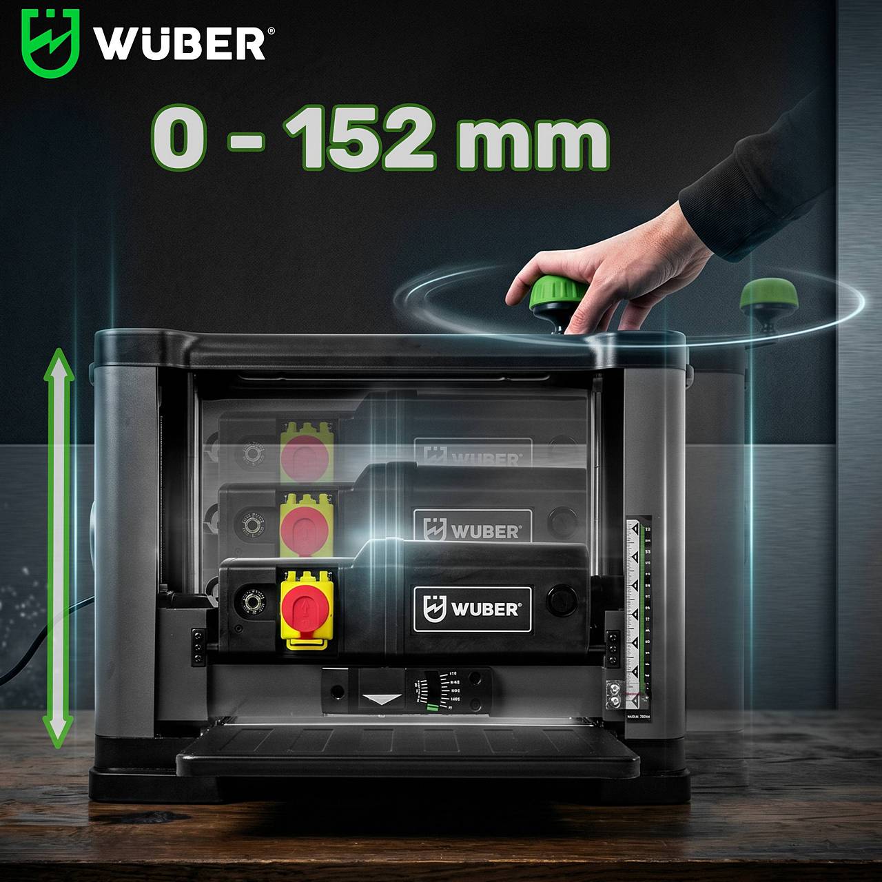 Grubościówka strugarka heblarka 330 mm WUBER
