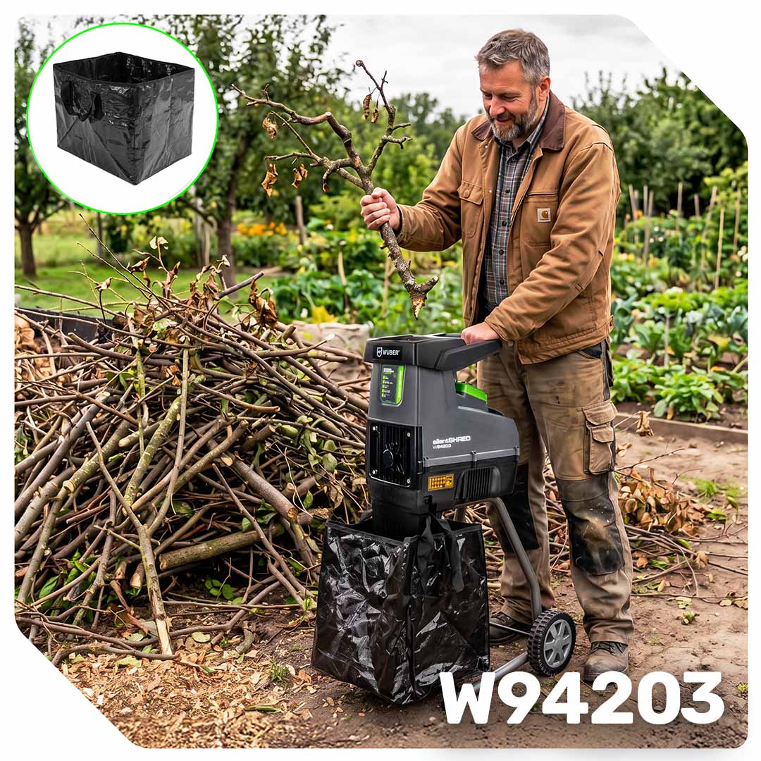 Worek do rozdrabniacza 60 l pojemnik  na gałęzie WUBER
