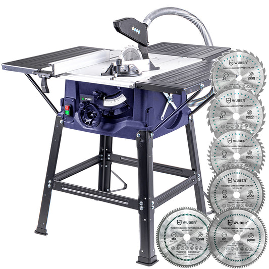 Piła stołowa przecinarka do drewna 3100 W +tarcze blaty akcesoria WUBER