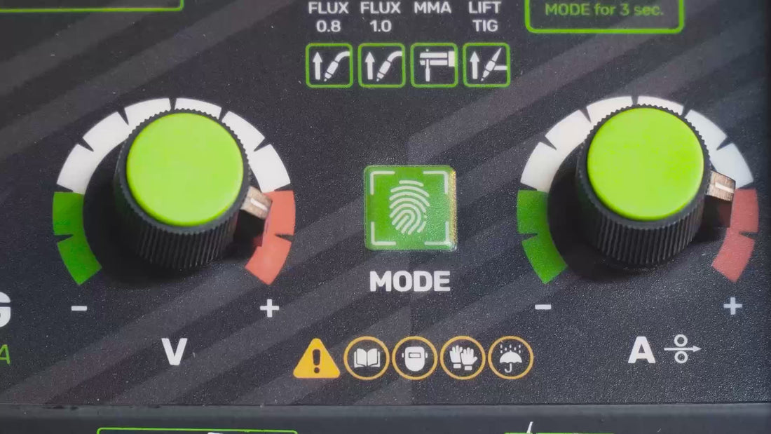 Obsługa panelu LCD w spawarce W19001 WUBER