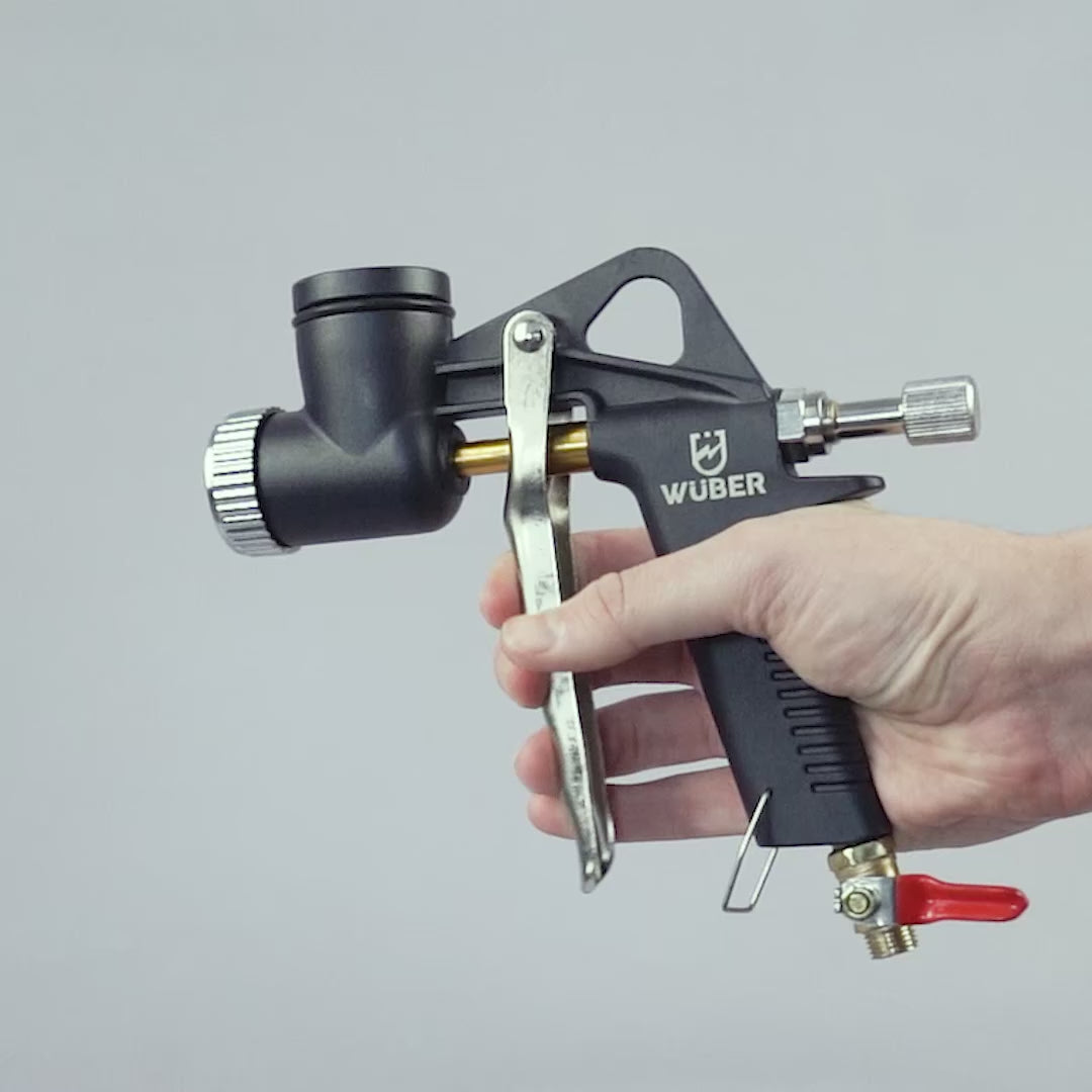 Pistolet pneumatyczny zapewniający równomierne i precyzyjne rozprowadzanie materiału